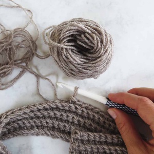 DIY Csináld magad csomag - Horgolt fülmelegítő, fejpánt miniPAKK  - diy (csináld magad) - egységcsomag - Meska.hu