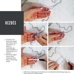 DIGITÁLIS Horgolási útmutató - horgolt mellény (PDF) - videó, fázisfotók és szöveges leírás  - diy (csináld magad) - szabásminta, útmutató - horgolási minta - Meska.hu