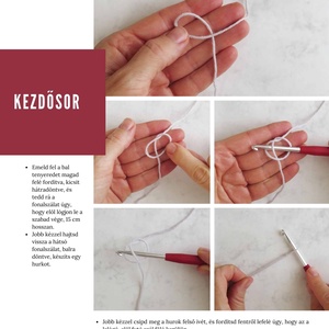 DIGITÁLIS Horgolási útmutató (PDF) - horgolt körsál relief pálcákkal - videó fázisfotók és szöveges leírás  - diy (csináld magad) - szabásminta, útmutató - horgolási minta - Meska.hu