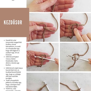 DIGITÁLIS Horgolási útmutató (PDF) - horgolt táska - videó fázisfotók és szöveges leírás  - diy (csináld magad) - szabásminta, útmutató - horgolási minta - Meska.hu