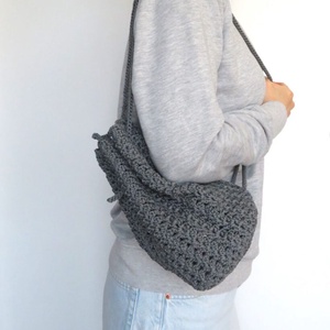 DIGITÁLIS Horgolási útmutató - horgolt Spuri táska (PDF) - videó, fázisfotók és szöveges leírás  - Meska.hu