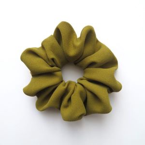 Oliva scrunchie - újrhasznosított textilből - Meska.hu