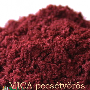 MICA POR (KRISTÁLYOS CSILLOGÁSÚ) PECSÉTVÖRÖS 5 gr, Kellékek & szerszámok, Kozmetikai alapanyag, Mica por, Szappankészítés, Mindenmás, MESKA