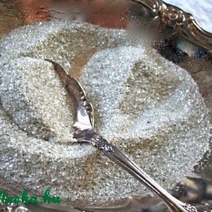MICA POR (KRISTÁLYOS CSILLOGÁSÚ) HOLDEZÜST 5 gr - kellékek & szerszámok - kozmetikai alapanyag - mica por - Meska.hu