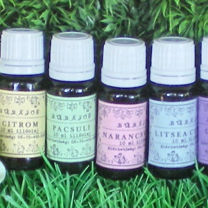 5X10 ml ILLÓOLAJ 100 % TISZTASÁGÚ 23 FÉLE ILLATBAN AKCIÓ!!! - kellékek & szerszámok - kozmetikai alapanyag - illóolajok - Meska.hu