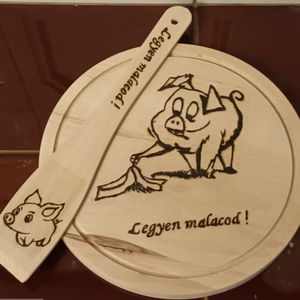 Konyhai szett, malacos, vicces, újévi - Meska.hu