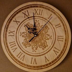 Mandala falióra, Otthon & Életmód, Dekoráció, Fali és függő dekoráció, Falióra & óra, Gravírozás, pirográfia, MESKA