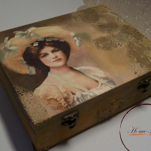 Vintage ékszertartó doboz -  - Meska.hu