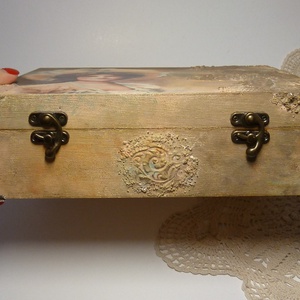 Vintage ékszertartó doboz -  - Meska.hu