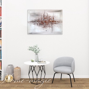 Barna, bézs, fehér absztrakt festmény - művészet - festmény - akril - Meska.hu Barna, bézs, fehér absztrakt festmény - művészet - festmény - akril - Meska.hu