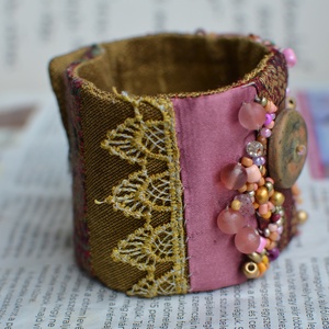 Hárem - ékszer - karkötő - széles karkötő - Meska.hu