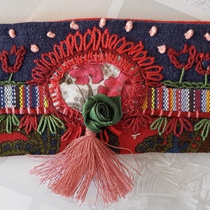 Táncház - ékszer - karkötő - széles karkötő - Meska.hu