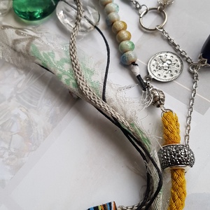 Homo ludens - ékszer - nyaklánc - statement nyaklánc - Meska.hu