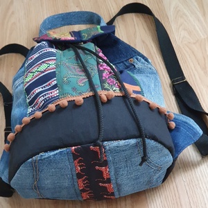 Variaciók textilre - táska & tok - hátizsák - hátizsák - Meska.hu