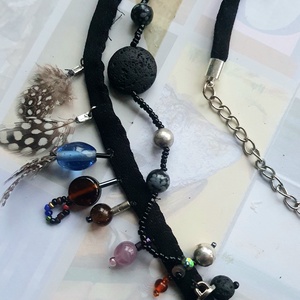 Szinesben - ékszer - nyaklánc - bojtos nyaklánc - Meska.hu