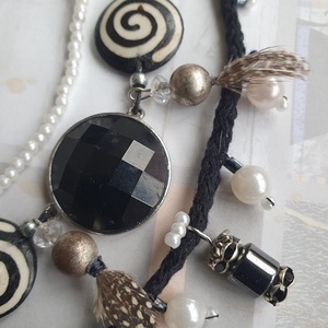 Spirálgalaxis - ékszer - nyaklánc - párhuzamos nyaklánc - Meska.hu