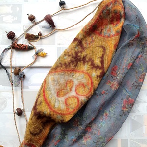 A természet képeslapja - ruha & divat - sál, sapka, kendő - sál - Meska.hu