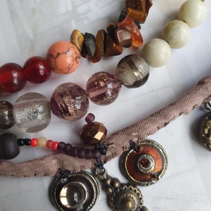 Etno - ékszer - nyaklánc - párhuzamos nyaklánc - Meska.hu