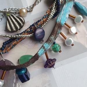 Az ezüst tó kincse - ékszer - nyaklánc - párhuzamos nyaklánc - Meska.hu