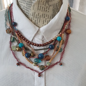 A természet képeslapja - ékszer - nyaklánc - párhuzamos nyaklánc - Meska.hu