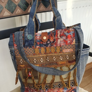 Kisvagány, Táska & Tok, Kézitáska & válltáska, Kézitáska, Újrahasznosított alapanyagból készült termékek, Varrás, MESKA