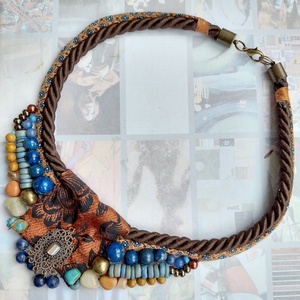 Ég és föld találkozása - ékszer - nyaklánc - statement nyaklánc - Meska.hu