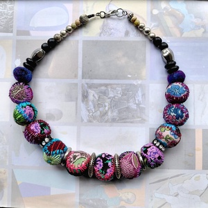 Mentés másként, Ékszer, Nyaklánc, Medál nélküli nyaklánc, Ékszerkészítés, Nemezelés, MESKA