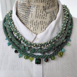 Zöldségek, Ékszer, Nyaklánc, Statement nyaklánc, Ékszerkészítés, MESKA