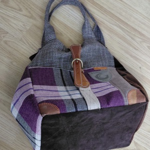 Kockás és nem skót - táska & tok - bevásárlás & shopper táska - shopper, textiltáska, szatyor - Meska.hu