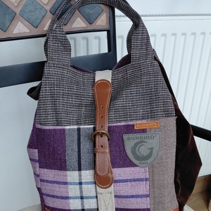 Kockás és nem skót - táska & tok - bevásárlás & shopper táska - shopper, textiltáska, szatyor - Meska.hu