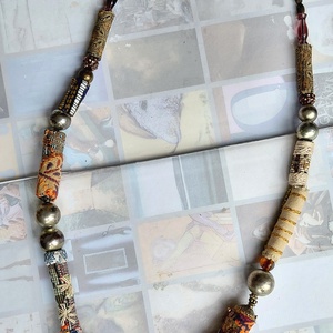 Rusztikus eklektika - ékszer - nyaklánc - hosszú nyaklánc - Meska.hu