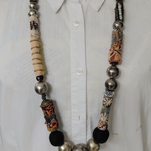 Rusztikus eklektika - ékszer - nyaklánc - hosszú nyaklánc - Meska.hu