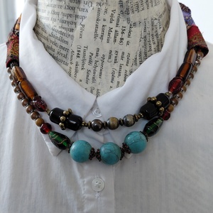 Etnomád szett - esküvő - ékszer - ékszerszett - Meska.hu