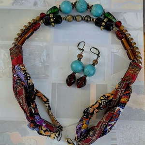 Etnomád szett, Esküvő, Ékszer, Ékszerszett, Ékszerkészítés, MESKA