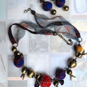 Arábia szett, Ékszer, Ékszerszett, Ékszerkészítés, Nemezelés, MESKA