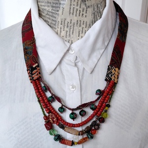 Játékosan, Ékszer, Nyaklánc, Statement nyaklánc, Ékszerkészítés, MESKA