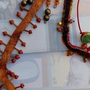 Őszi hangulat - ékszer - nyaklánc - hosszú nyaklánc - Meska.hu