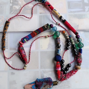 Nomád szilánkok, Ékszer, Nyaklánc, Statement nyaklánc, Ékszerkészítés, MESKA