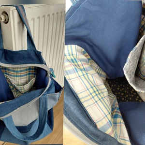 Kék Kert  - táska & tok - bevásárlás & shopper táska - shopper, textiltáska, szatyor - Meska.hu