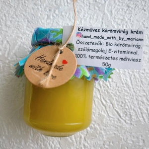 Kézműves, saját készítésű körömvirág krém - szépségápolás - testápolás - testápoló - Meska.hu