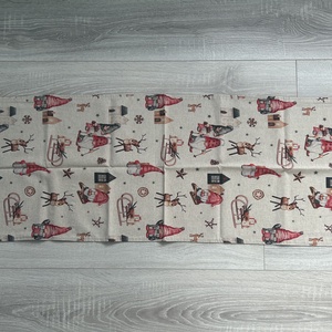 Manós karácsonyi asztali futó - Meska.hu