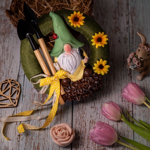 Manós ajtódísz, kopogtató, Otthon & Életmód, Dekoráció, Ajtó- és ablak dekoráció, Ajtódísz & Kopogtató, Virágkötés, MESKA