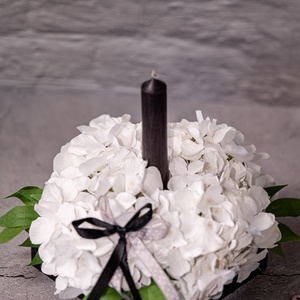 Sírdísz, kegyeleti dísz gyertyával I. - otthon & életmód - vallás - temetkezési tárgy - sírdísz, kegyeleti dísz - Meska.hu