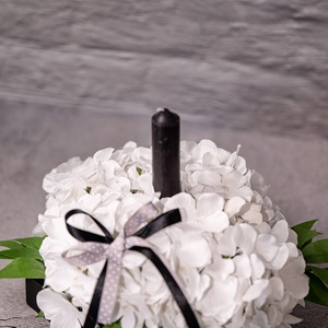 Sírdísz, kegyeleti dísz gyertyával II. - otthon & életmód - vallás - temetkezési tárgy - sírdísz, kegyeleti dísz - Meska.hu