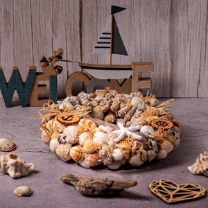 Kagylós, tengerparti ajtódísz - Meska.hu