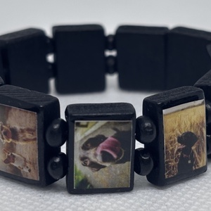Egyedi fényképes karkötők - kutyás, Ékszer, Karkötő, Névre szóló karkötő, Ékszerkészítés, MESKA