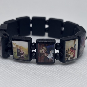 Egyedi fényképes karkötő - testvéres, Ékszer, Karkötő, Névre szóló karkötő, Ékszerkészítés, MESKA
