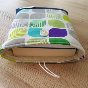 Üde levélmintás kék könyv, e-book, tablet, notebook tok - táska & tok - ebook & tablet tok - Meska.hu