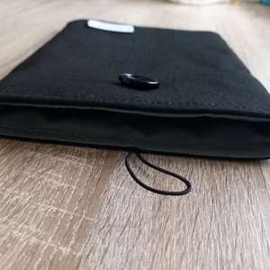 Fekete vászon e-book, tablet tok, könyvtok - táska & tok - ebook & tablet tok - Meska.hu