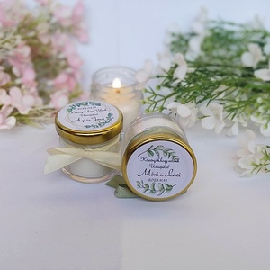 Illatos Szójaviasz gyertya  köszönetajándék köszönet ajándék vendégeknek,köszönőajándék ,köszönőajándék - esküvő - emlék & ajándék - köszönőajándék - Meska.hu